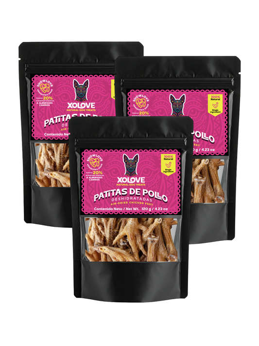 Patitas Pack (3 bolsas de Patitas) + Envío gratis