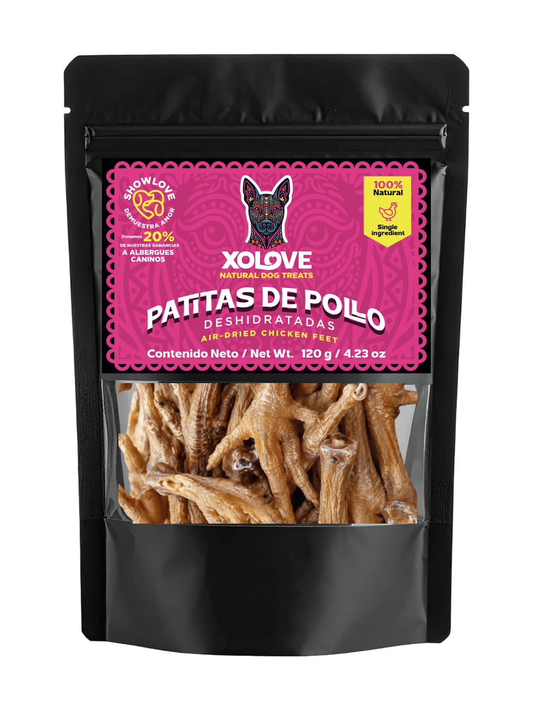 Discovery Pack para Perro. 1 Bolsa de Patitas de Pollo + 1 Bolsa de Palitos de Colágeno + ¡Envío gratis!